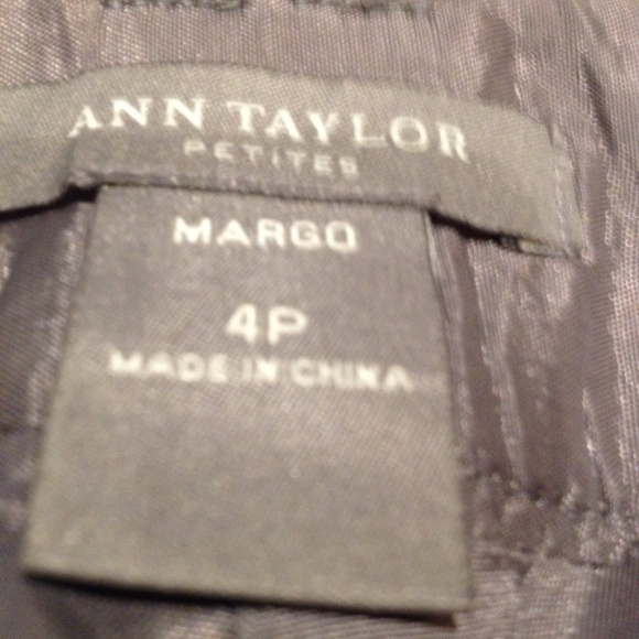 Ann Taylor Margo Gray Wool Pants - Picture 5 of 5